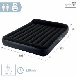 Colchón Hinchable Intex 152 x 25 x 203 cm (3 Unidades) Colchón Hinchable Intex 152 x 25 x 203 cm (3 Unidades)