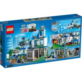 LEGO City 60316 Comisaría de Policía - Juego de Construcción 668 Piezas para Niños y Niñas a Partir de 6 Años, Multicolor