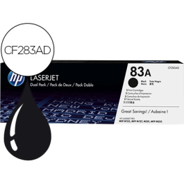 HP LaserJet M125/M127/M201 Pack 2 Toner Negro 83AD Precio: 161.49999954. SKU: S8409784