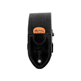 MARTIN Correa Guitarra/Bajo Algodón Con Porta-Púas - Negro