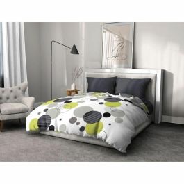 Home Linge Passion HOM3701393716895 Juego de cama de microfibra Bulle de rêve - Gris - Funda nórdica 220 x 240 cm + 2 fundas de almohada 63 x 63 cm