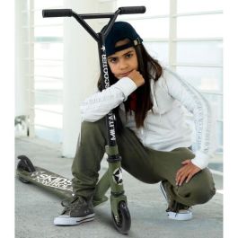 Stamp Military SKIDS CONTROL Patinete Scooter Freestyle - Ruedas 100mm PU - Rodamientos ABEC 5 - Cuadro Aluminio Reforzado - Manillar BMX