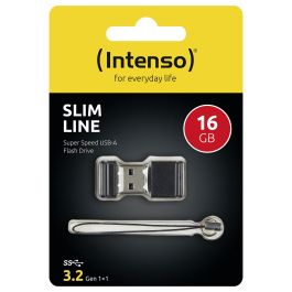 Memoria USB INTENSO Slim Line 16 GB Negro
