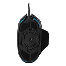 Corsair Nightsword RGB - Ratón Gaming Óptico, 18000 DPI, Personalizable, Peso Ajustable, 8 Botones Programables, Negro - Para Mano Derecha