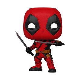 Funko 79766 Pop! Muñeco Cabezón Deadpool y Wolverine de Vinilo Marvel Studios, 10 cm