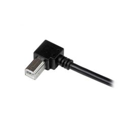 Cable USB A a USB B Startech USBAB2MR Negro