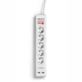 SALICRU SPS SAFE 5+ 2USB Regleta 5 Tomas USB Blanco 1.5m Precio: 31.58999998. SKU: S5602149