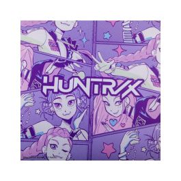 Cinereplicas Alfombrilla de Escritorio XL KPop Demon Hunters HUNTR/X con Diseño Oficial Netflix - 80x35 cm Neopreno Antideslizante