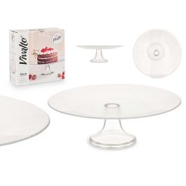 Tartera con Pie de Cristal 33 cm Transparente - Vivalto (4 Unidades) Precio: 44.5000006. SKU: B15Z3R3GFL