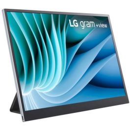 LG 16MR70 Monitor Portátil 16" WQXGA IPS DCI-P3 99% para portátil/móvil USB-C, 670g, Giro automático Negro/Plata LG 16MR70 Monitor Portátil 16" WQXGA IPS DCI-P3 99% para portátil/móvil USB-C, 670g, Giro automático Negro/Plata