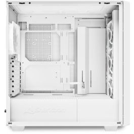 Sharkoon Rebel C70G RGB ATX Caja Gaming Full Tower con Panel de Cristal Templado, Blanco