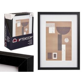 Portafoto Pared Madera Paspartu 21X30Cm Negro Giftdecor (6 Unidades) Precio: 33.68999975. SKU: B1JYQER59V