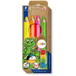 Lapices De Colores Staedtler 140 Neon Caja De 4