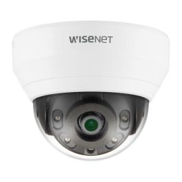 Hanwha Cámara IP Minidomo 4MP 2.8mm IR20 WDR H.265 PoE Wisenet Q Interior con Alarma y Micrófono