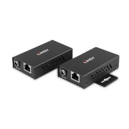 Lindy Extensor USB 2.0 Cat.6 de 100m con 2 Puertos y Alimentación PoC, Negro