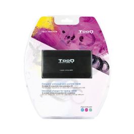 Tooq TQLC-100BS01M Cargador Portátil Universal 100W Manual 12 Conectores DC y 1 Puerto USB Voltaje 12-24V