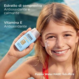 ISDIN Fotoprotector Pediatrics Fusion Water SPF50+ para Niños y Bebés 50 ml - Ultraligero, Hipoalergénico, Sin Perfume/Alcohol
