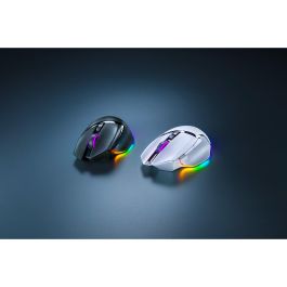 Razer Basilisk V3 Pro Ratón Gaming Inalámbrico Blanco, Óptico, Bluetooth/USB-C, 30000 DPI, 11 Botones Programables