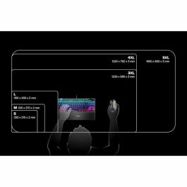 Steelseries Alfombrilla de Ratón para Juegos QCK 3XL Superficie Microtejida 1220 x 590 x 3 mm Negra