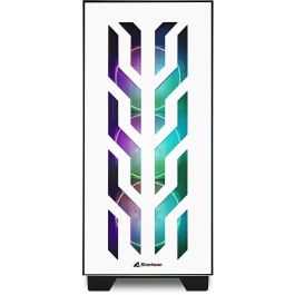 SHARKOON CA300T Elite Shark Chasis ATX/E-ATX Torre 2 Paneles Cristal Templado Blanco