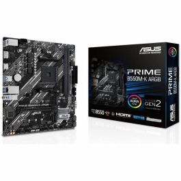 Asus ASU1701162274097 Placa base PRIME B550M-K ARGB - Socket AM4 - DDR4 - Micro ATX