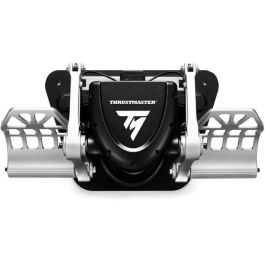 Thrustmaster TPR Rudder Negro, Plata - Simulador de Vuelo Analógico para PC, Referencia 2960809