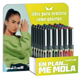 Roller T.Liq. Uni-Ball Eye Fine 0,7 (Ub-157E) Expositor De 36 (10 Col.) 5X Negro 6X Azul 4X Rojo 3X Verde 3X Azul Claro 3X Verde Claro 3X Violeta 3X Naranja 3X Rosa 3X Vino Precio: 56.78999964. SKU: B1CBE997C3