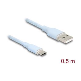 DeLOCK Cable USB 2.0 USB-A a USB-C 0.5 Metros Azul 81221