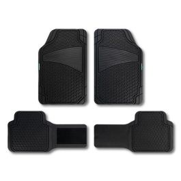 Set de Alfombrillas para Coche Goodyear GOD9016 Negro Caucho (4 pcs)