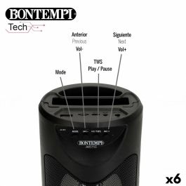 Altavoz con Micrófono Karaoke Bontempi 6 Unidades Altavoz con Micrófono Karaoke Bontempi 6 Unidades
