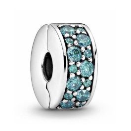 Abalorio Mujer Pandora TEAL PAVE CLIP Precio: 89.7941. SKU: B1CLWZ5AJE