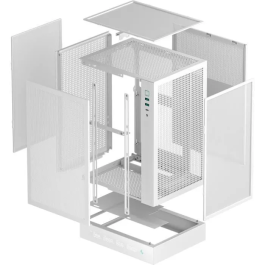 Deepcool CH170 Minitorre Digital Formato M-ITX Blanca sin Fuente de Alimentación