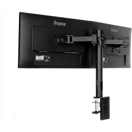 iiyama DS1002C-B1 Soporte de Abrazadera Dual-Monitor 75x75 / 100x100 VESA