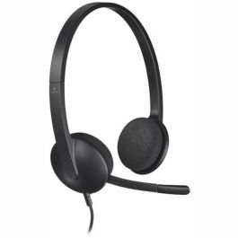 Auriculares con Micrófono Logitech H340 USB 1,8 m Negro