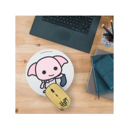 Wondee Alfombrilla Ratón Redonda Dobby Antideslizante Control Preciso 200 mm