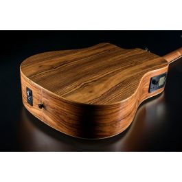 LAG Guitarra Acústica Dreadnought Hyvibe H2 30 A/E Cutaway HyVibe H2 Tapa Abeto Engelmann Fondo Bocote Acabado Brillante