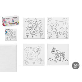 Lienzo Manualidad 15X15Cm Animales Surtidos Pincello (24 Unidades) Precio: 24.50000014. SKU: B16M36CV2A