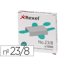 Rexel Grapas 23/8 Acero Caja de 1000 Unidades para Grapadoras de Bricolaje y Uso Intensivo Precio: 1.90000008. SKU: B1E8F2B4YX
