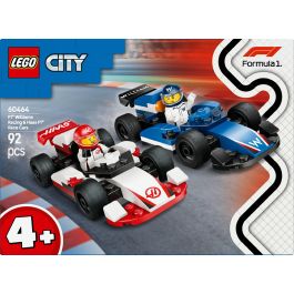 LEGO 60464 City Coches de Carreras F1 Williams Racing y Haas - Juguete para 4+ Años