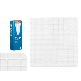 Alfombra de baño antideslizante cuadros blanco Berilo 6x57x6 cm (6 Unidades) Precio: 32.79000054. SKU: B16H8JRW9Q