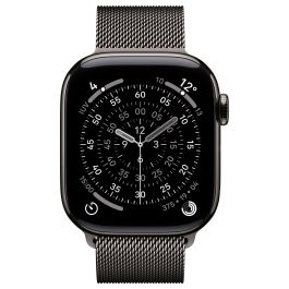 Apple Watch S11 Titan Schiefer Cellular 42mm Reloj Inteligente con Correa Milanesa Schiefer