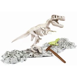 Clementoni Archéo Ludic Kit de Excavación T-Rex Fosforescente - Descubre y Arma Esqueleto Fósil - Ciencia y Juego 7+ años