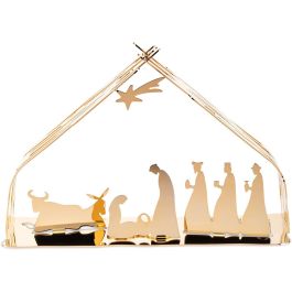 Alessi Bark Crib Belén - Cuchara en Acero Inoxidable Dorado BM09 GD - Diseño de Calidad Óptima Precio: 120.78999966. SKU: B1BQY2AFS9