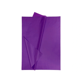Liderpapel Papel Seda 52x76cm 18g/m2 Violeta Bolsa 5 Hojas