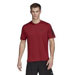 Camiseta de Manga Corta Hombre Adidas HK9542 Rojo Oscuro