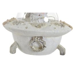 DKD Home Decor Figura Navidad Moderna Ovni de Resina con LED 10x12.5 cm incluye baterías LR1130 DKD Home Decor Figura Navidad Moderna Ovni de Resina con LED 10x12.5 cm incluye baterías LR1130