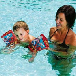 Unice Manguitos flotadores infantiles Spiderman con diseño de personaje 25x15cm para niños a partir de 2 años - perfectos para piscina y playa