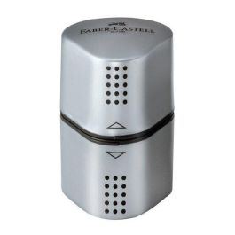 Faber Castell Afilalápices Trío Grip 2001 3 en 1 para lápices estándar y Jumbo, metálico plateado Precio: 2.6899994. SKU: B16A5AWQRF