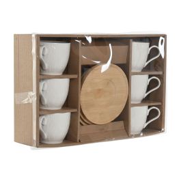 Cafe Basicos DKD Home Decor Blanco Natural 8 x 7 x 11 cm Set de 6 Cafe Basicos DKD Home Decor Blanco Natural 8 x 7 x 11 cm Set de 6
