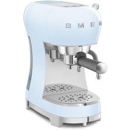 Smeg ECF02PBEU, Máquina Espresso, 1.1L, Pastel Blue